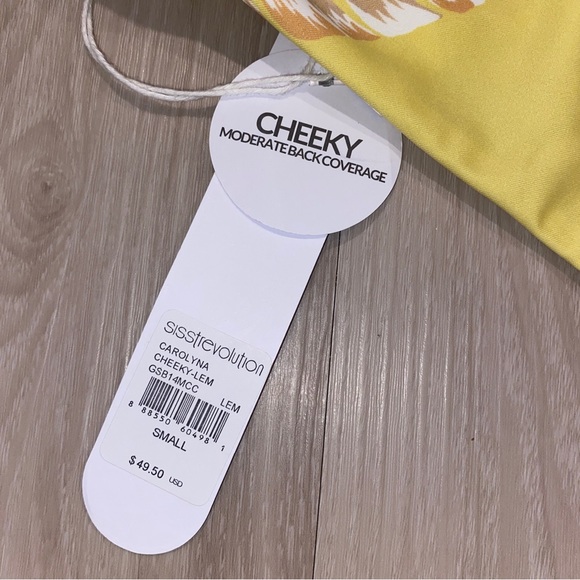 Sisstrevolution Carolyna Cheeky Swim Bottom NWT - Picture 4 of 5